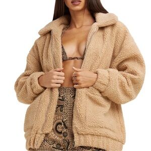 I.Am.Gia. Pixie Oversized Teddy Sherpa Jacket